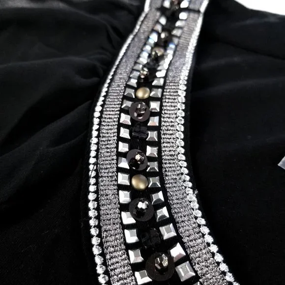 White House Black Market Jewel Neck Chemise Dress - Picture 8 of 12